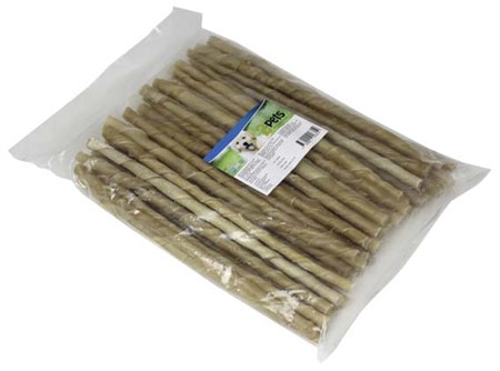 2pets Tuggpinne vriden 24 cm/ 9-10 mm, 50-pack